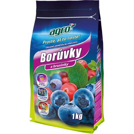 AGRO OM - HNOJIVO NA BORŮVKY A BRUSINKY 1 kg